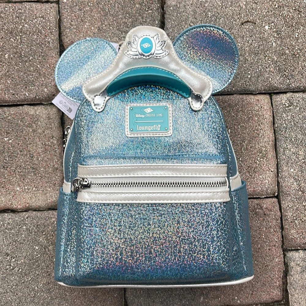 Disney Cruise Line Loungefly Mini Backpack - 25th Anniversary - Shimmering Seas